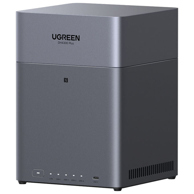 Ugreen 85660 DH4300 Plus NAS 4 Bay 8 GB LPPDDR4X 2500 Mbit-s HDMI 2.0 colore Grigio