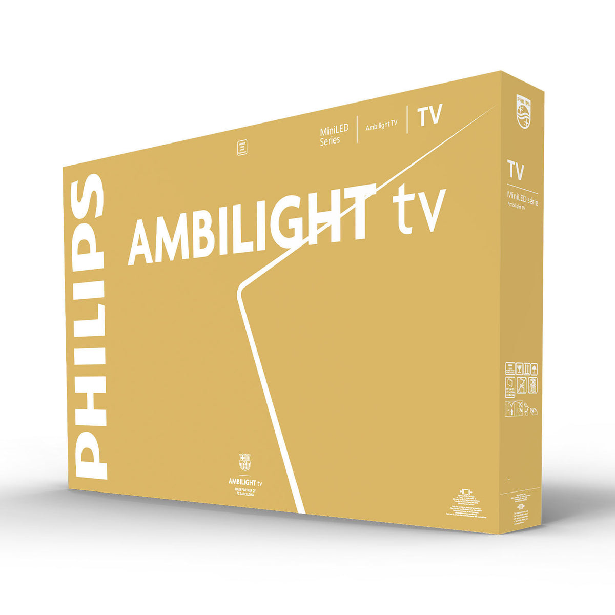 Philips 85MLED910-12 TV QD-Mini LED 4K Ultra HD Smart TV Wi-Fi 85'' Ambilight colore Nero