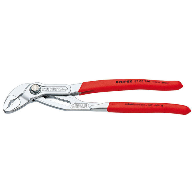 Knipex 8703250 Cobra Pinza regolabile per tubi e dadi 250 mm 46 mm 50 mm colore Cromato