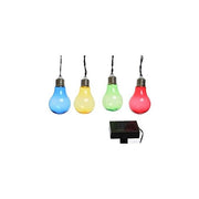 Kaemingk 894651 Lumineo Cordoniera Solare LED 10 Lampadine 7,5 m IP44 autonomia 6 ore colore Multicolore