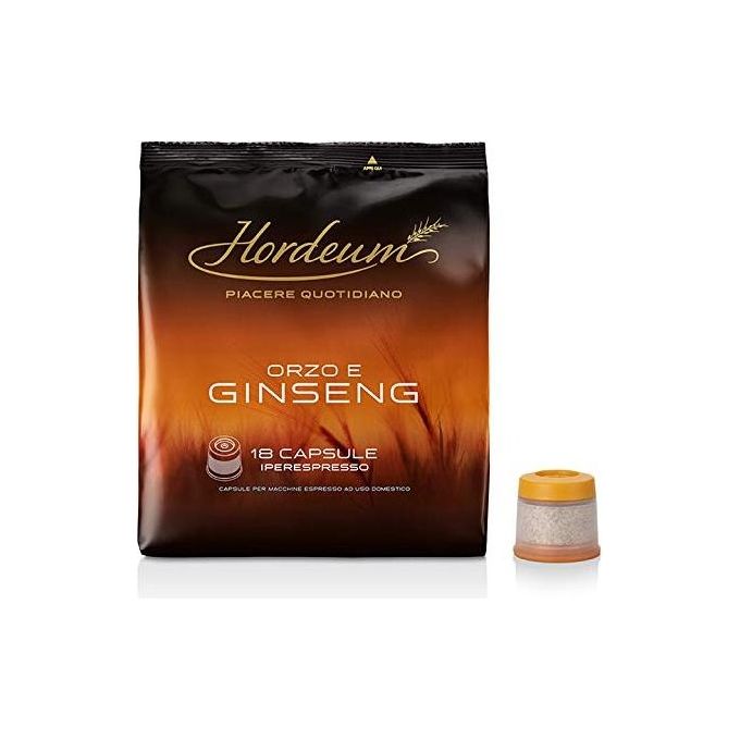Illy 8971 Hordeum Capsule Orzo e Ginseng Iperespresso 18 capsule senza caffeina