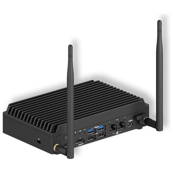 Asus NUC 13 Rugged, Mini PC Barebone, Intel Atom x7211E, Nero
