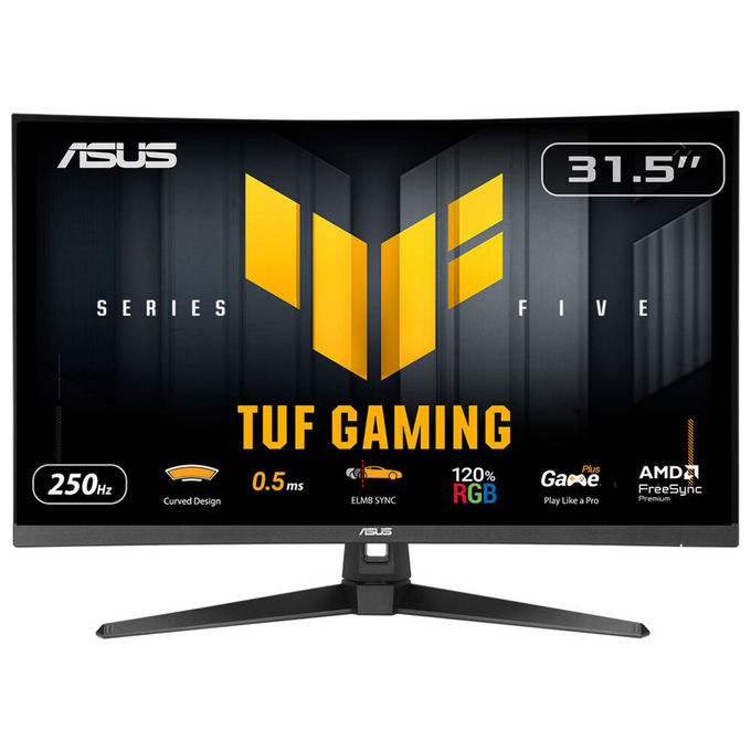 Asus 90LM0BI1-B01171 TUF Gaming Monitor PC 31.5'' 1920x1080 250Hz 0.5ms AMD FreeSync colore Nero