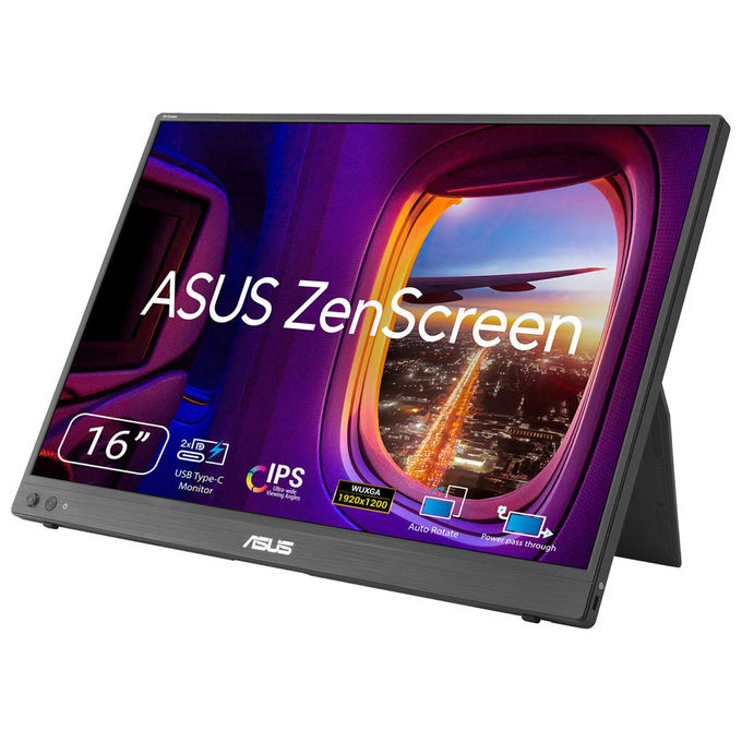 Asus 90LM0CB1-B01N71 ZenScreen Monitor PC 16'' WUXGA 1920 x 1200 Pixel IPS 75 Hz colore Nero