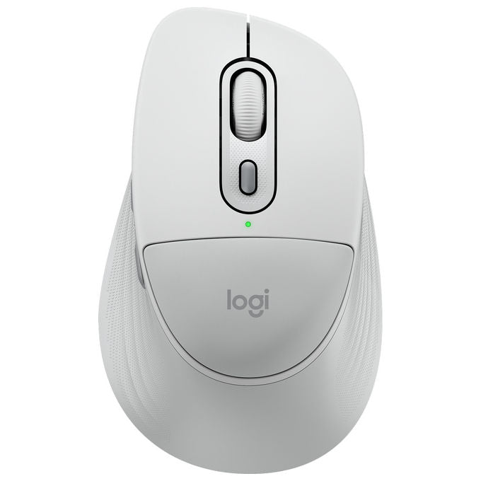 Logitech 910-007716 Signature Comfort Plus M850 L Mouse Wireless con Poggiapolsi Integrato Clic Silenziosi Scrolling SmartWheel Connessione Bluetooth e Tecnologia Easy-Switch per 3 Dispositivi Batteria 24 Mesi colore Off-White