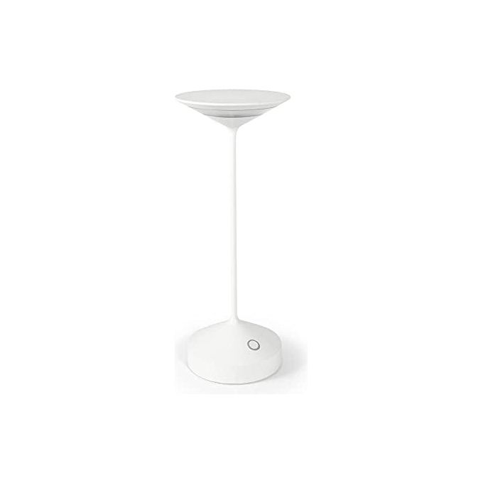 Ab By Abert Tempo Lampada da Tavolo Portatile Bianco