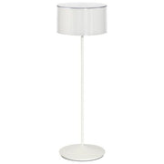 AB+ 9101317004 ab+ by Abert Logo Lampada da Tavolo Portatile Ricaricabile Dimmerabile IP54 in Alluminio 230 lm 370 mm colore Bianco