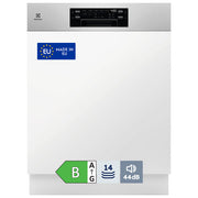 Electrolux E62IB201SX Serie 600 Lavastoviglie Integrata parziale 14 coperti Classe B 44 dB AirDry 360Clean Inverter (82x60x57 cm) colore Inox