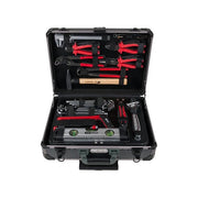 KS TOOLS 911.0630 Serie di utensili universali 130 pezzi 1-4'' + 1-2'' con cricchetto 72 denti in trolley in alluminio colore Nero