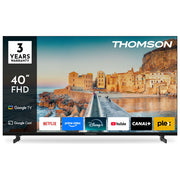 Thomson 40FG2S15 Smart TV 40'' Full HD LED Google TV DVB-T2 HEVC Triplo Sintonizzatore 3 HDMI colore Nero