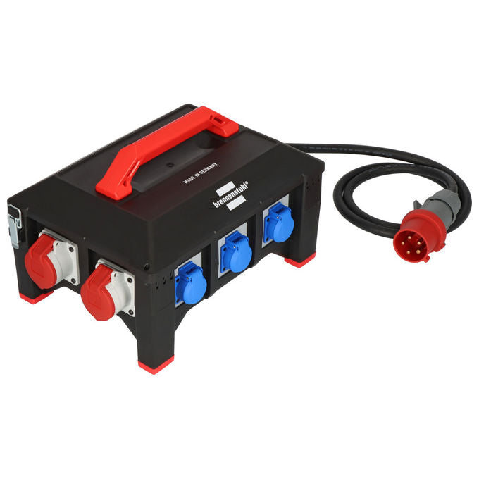 Brennenstuhl 9150320061 BSV 5-32A Unita' di distribuzione dell'energia 9 prese AC 400 V 32 A IP44 H07RN-F 5G6.0 2 m colore Nero