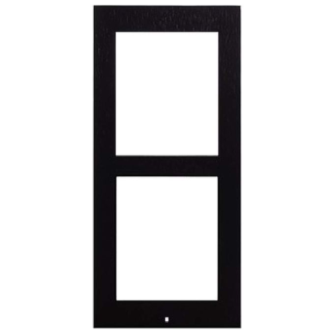 2N 9155022B Helios IP Verso Telaio Citofono Montaggio a Superficie 2 Moduli colore Nero