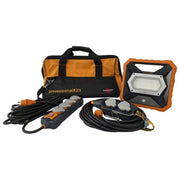 Brennenstuhl 674004 professionalLINE Set di Montaggio Industriale con Borsa Resistente e Tracolla Imbottita Dimensioni 34x60x30 cm colore Nero