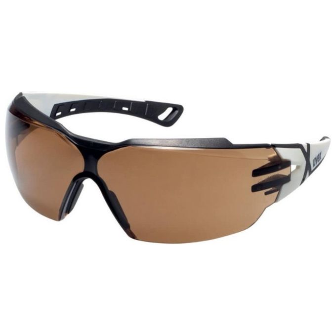 Uvex 9198223 pheos cx2 Occhiali a stanghetta Protettivi CBR23 UV400 supravision excellence colore Bianco Nero