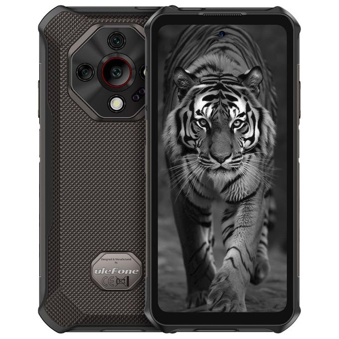 Ulefone Armor X16 smartphone rugged, 6-128 GB, batteria 10360 mAh, visione notturna 20 MP, IP68 IP69K, Android 15, Wasteland Shadow