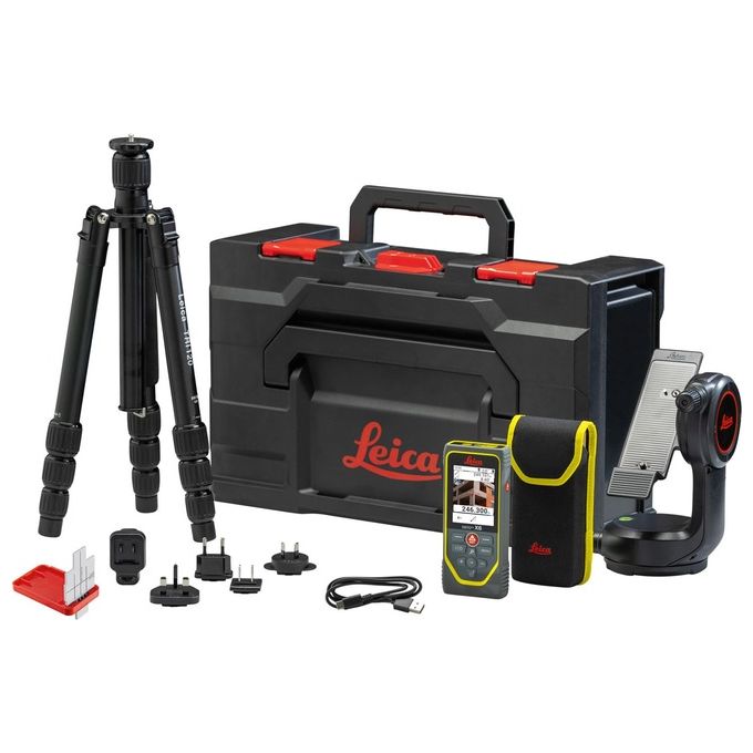 Leica Disto X6-1-P2P DISTO X6 Misuratore Laser Portata 0.05-250 m Bluetooth 5.0 USB-C Touchscreen 2.8'' IP65 colore Nero