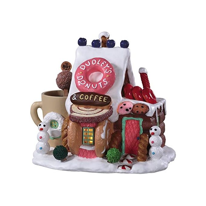 Lemax 95529 Sugar 'n Spice Edificio Illuminato per Villaggio Natalizio con Luci Alimentazione 3x AA 4.5V colore Multicolore