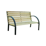BLINKY 9694210 Scandinavia 12 Panchina da Esterno Struttura in Acciaio Verniciato Seduta in Legno Dimensioni 120x62x82h cm colore Legno