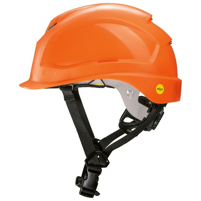 Uvex 9772 pheos S-KR Elmetto Protettivo Industriale Mips Ventilazione Regolabile Sottogola 4 Punti EN 397 colore Arancione