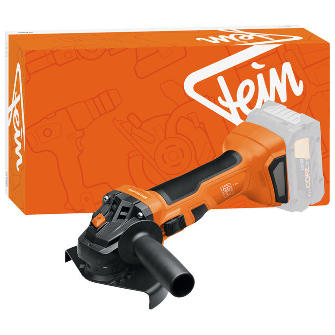 Fein CCG18-125-7AS Smerigliatrice angolare a batteria Brushless 18V 125 mm M14 Avviamento graduale Protezione elettronica colore Nero