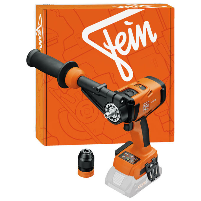 Fein ASCM18-4QM-AS Trapano avvitatore a batteria 18V 4 velocita' motore brushless coppia massima 130 Nm interfaccia QuickIN senza batteria o caricatore colore Nero