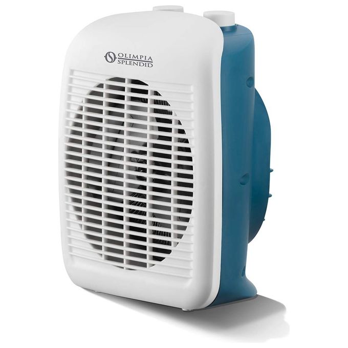 Olimpia Splendid 99338 Caldo Relax Termoventilatore 2000W 3 Livelli IP21 per ambienti fino a 60 m³ colore Blu Bianco