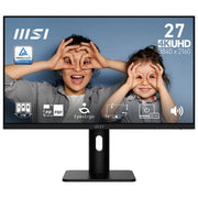 MSI PRO MP273UP E6 Monitor 27'' IPS 4K UHD 3840x2160 4ms Altoparlanti Regolazione Altezza colore Nero
