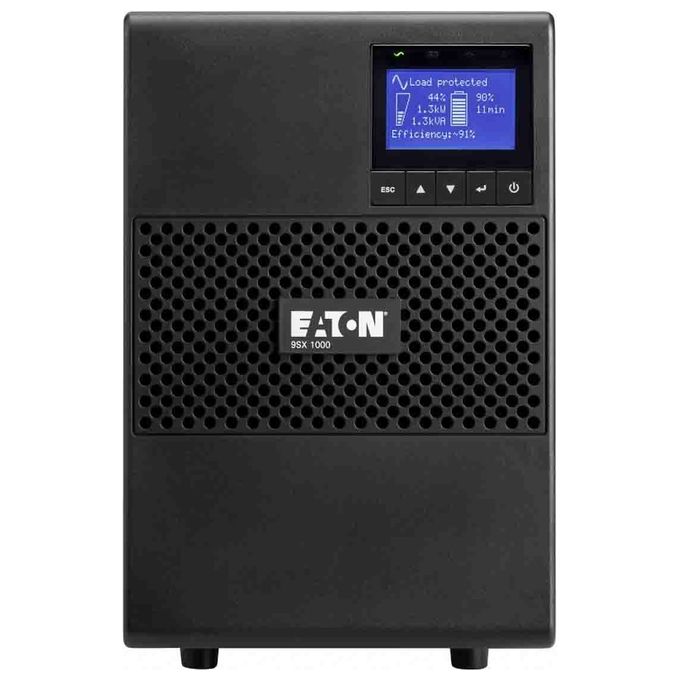 Eaton 9SX1000I 9SX Gruppo di Continuita' UPS Doppia Conversione Online 1000 VA 900 W Tower 6 Uscite C13 LCD USB RS-232 colore Nero