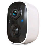 Atlantis A16-VL82 Volta Pro Telecamera Wi-Fi a Batteria 3MP 120° PIR IP65 Audio 2 vie Slot MicroSD Cloud colore Bianco