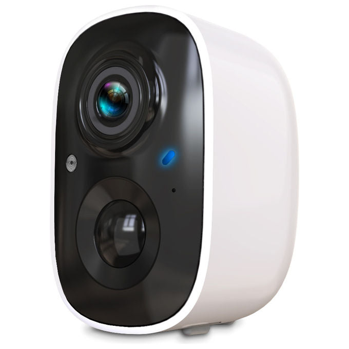 Atlantis A16-VL82 Volta Pro Telecamera Wi-Fi a Batteria 3MP 120° PIR IP65 Audio 2 vie Slot MicroSD Cloud colore Bianco