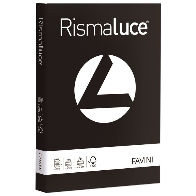 Cartotecnica Favini Rismaluce 200 63 Nero Colori Forti