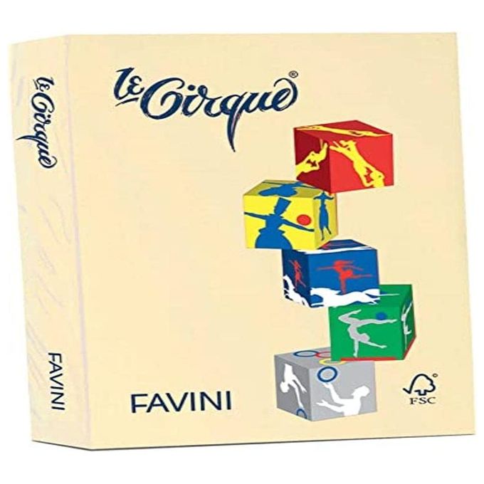 Cartotecnica Favini Risma Le Cirque 80g Giallo A4