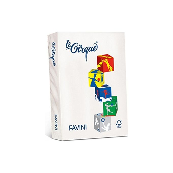 Favini A760203 Le Cirque Risma Carta per Stampanti Inkjet Laser A3 200 g-m² 150 Fogli colore Bianco