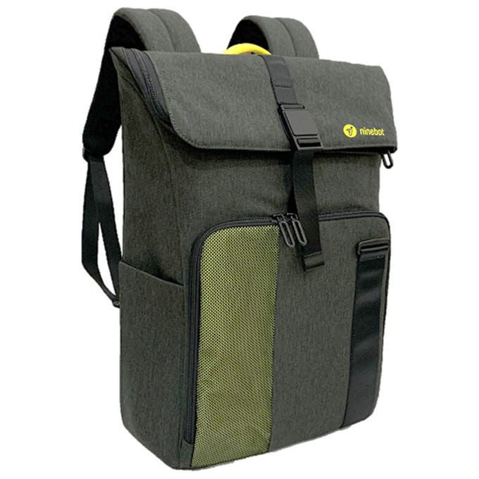 Ninebot by Segway AA.00.0010.52 Zaino per Laptop fino a 15.6'' 3 Scomparti Poliestere Resistente all'Acqua colore Grigio Giallo