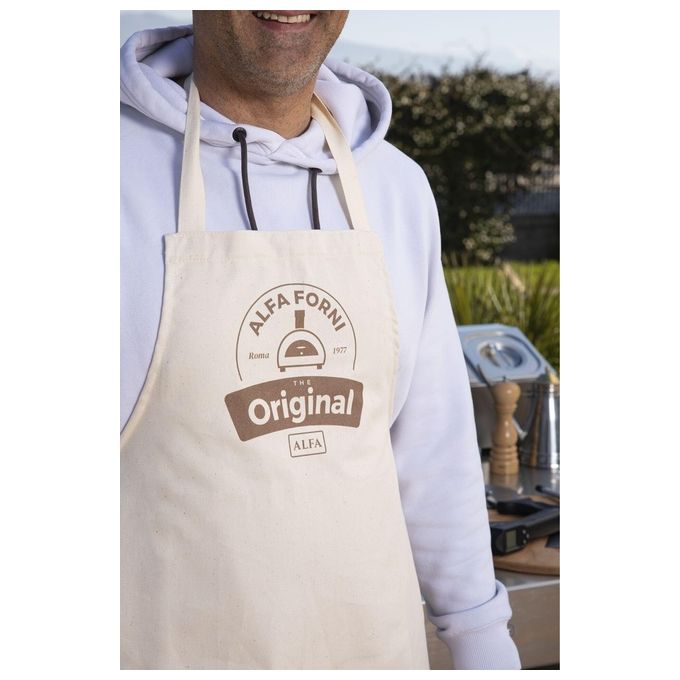 Alfa Forni 818820 Grembiule da Cucina in Cotone Beige