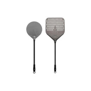 Alfa Forni 791121 Set Pale Medium 2 pz Pala in Alluminio e Palino in Acciaio Inox per Forni Alfa Domestici Lunghezza 95 cm e 80 cm colore Nero