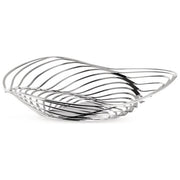 Alessi ACO03 Fruttiera Trinity in Acciaio Inossidabile Diametro 33 cm Altezza 8 cm colore Grigio