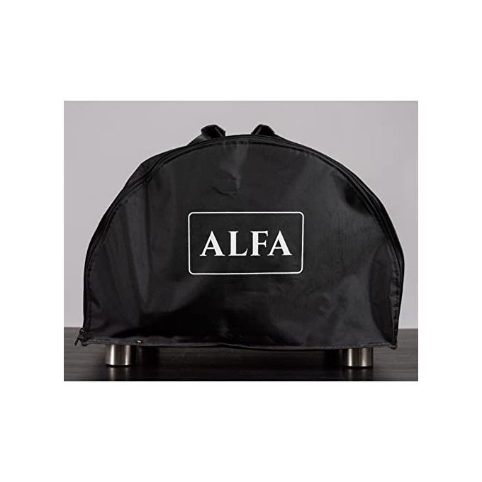 Alfa Forni 790925 Copertura per Forno Moderno Portable in Tessuto Tecnico Impermeabile e Traspirante con Maniglie Laterali colore Nero