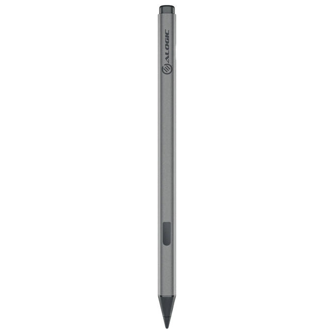 Alogic ALASS2 Stilo Attivo 4096 Livelli di Sensibilita' alla Pressione Compatibile Microsoft Surface e Clarity Touch USB-C Ricaricabile colore Grigio