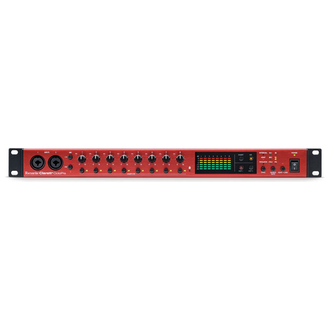 Focusrite AMSCLARETTPLUSOCTOPRE Clarett OctoPre preamplificatore microfonico ADAT 8 canali 8 ingressi 8 uscite