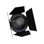 Aputure AP-BARNDOOR Barndoor per COB 4 Pale Acciaio con Supporto Bowens e Accessori colore Nero