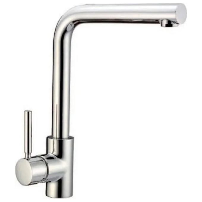 Apell APL7730DCCR Miscelatore Monocomando da Cucina con Doccetta Estraibile Canna Alta 1 Foro Leva Sanitaria colore Cromo