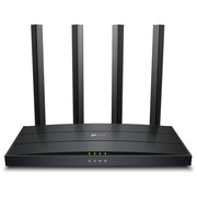 TP-Link ARCHER AX18 Router Wi-Fi 6 Dual-Band AX1500Mbps 1201Mbps su 5GHz 300Mbps su 2.4GHz 4 Porte Gigabit 4 Antenne Ad Alto Guadagno colore Nero