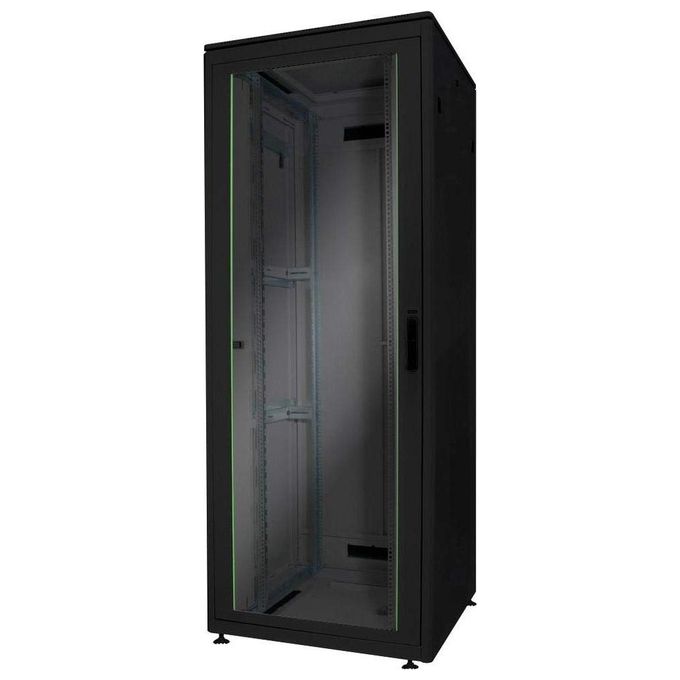 Digitus DN-19 32U-8-8-B-1 Unique Armadio Rack 32U 800x1609x800 mm con Montanti Regolabili e Canali Gestione Cavi colore Nero