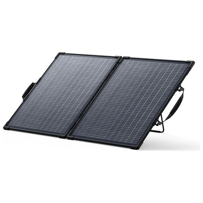 Anker AS310011 SOLIX PS100 Pannello Solare 100 W Silicone Monocristallino Inclinazione Regolabile Impilabile Resistente all'Acqua colore Nero Blu