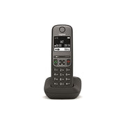 Gigaset AS690 Telefono Cordless DECT Vivavoce Rubrica 100 voci Display 2'' Raggio 300 m colore Nero Grigio