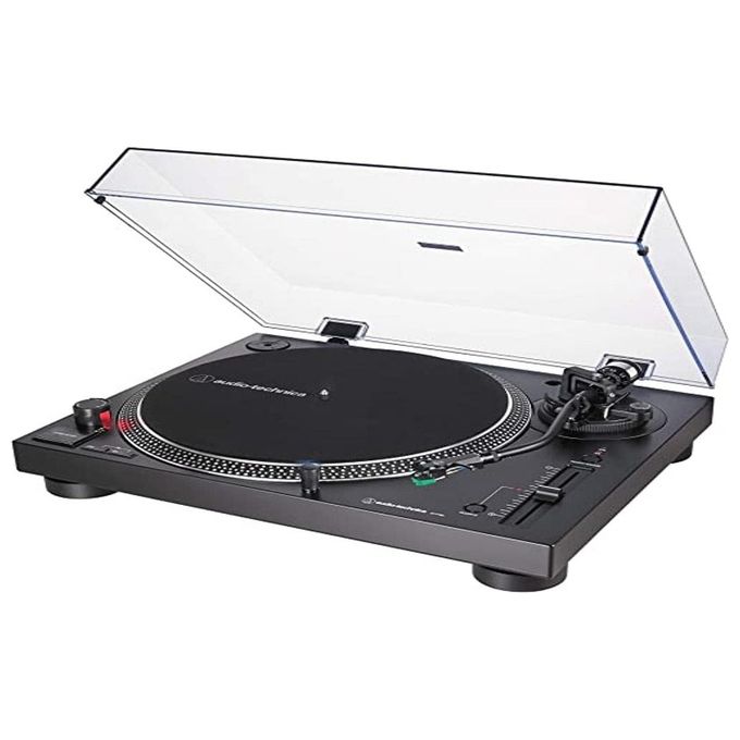 Audio-Technica AT-LP120XUSBBK Giradischi a Trasmissione Diretta Manuale USB 33-45-78 rpm Preamplificatore Phono colore Nero