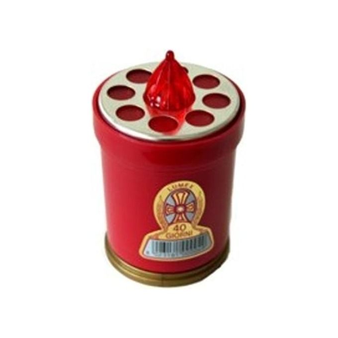 Cero Votivo Lumi Batteria 40 GIorni Basic Bianco