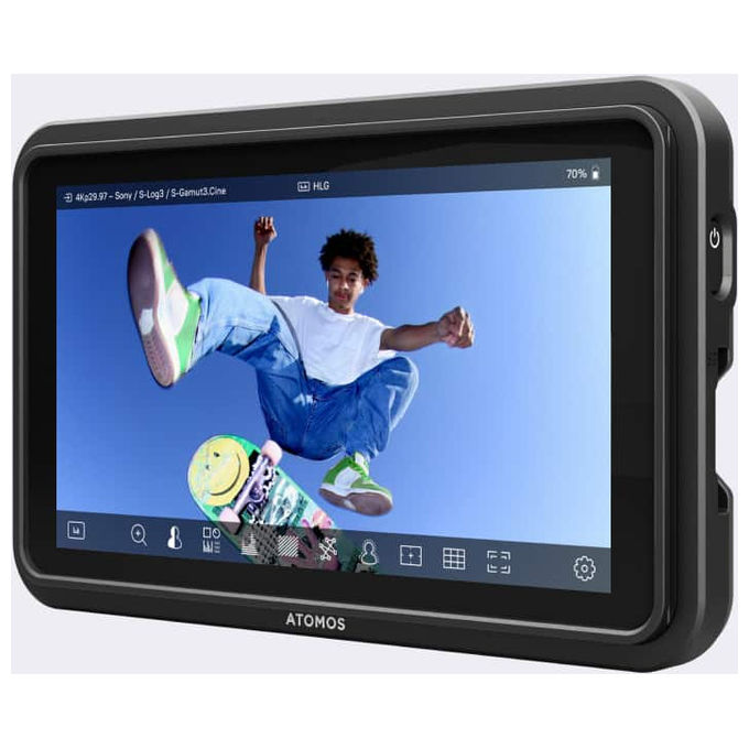 Atomos ATOMSHB004 Shinobi GO Monitor 5.2'' Touchscreen 1920 x 1080 Pixel IPS 1500 cd-m² colore Nero