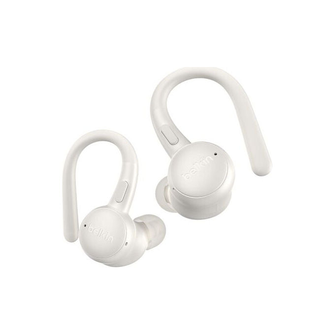 Belkin AUC016HQCR SoundForm ActiveFit Auricolare Con cavo e senza cavo Bluetooth 5.4 Riduzione Rumore Attivo Custodia di Ricarica USB tipo-C colore Bianco